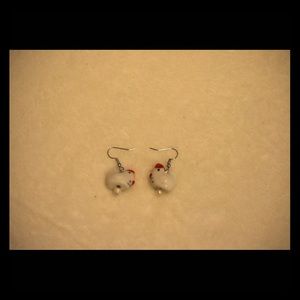 COPY - Cute chicken earrings